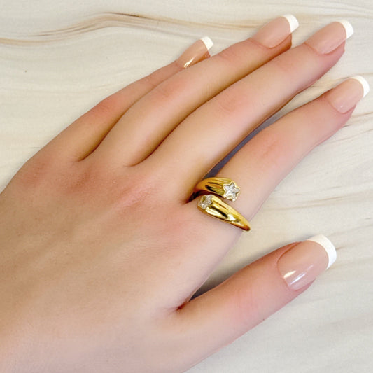 Shooting Star Overlapping Ring-1