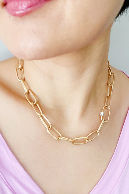 Unique Chain Link Necklace-1