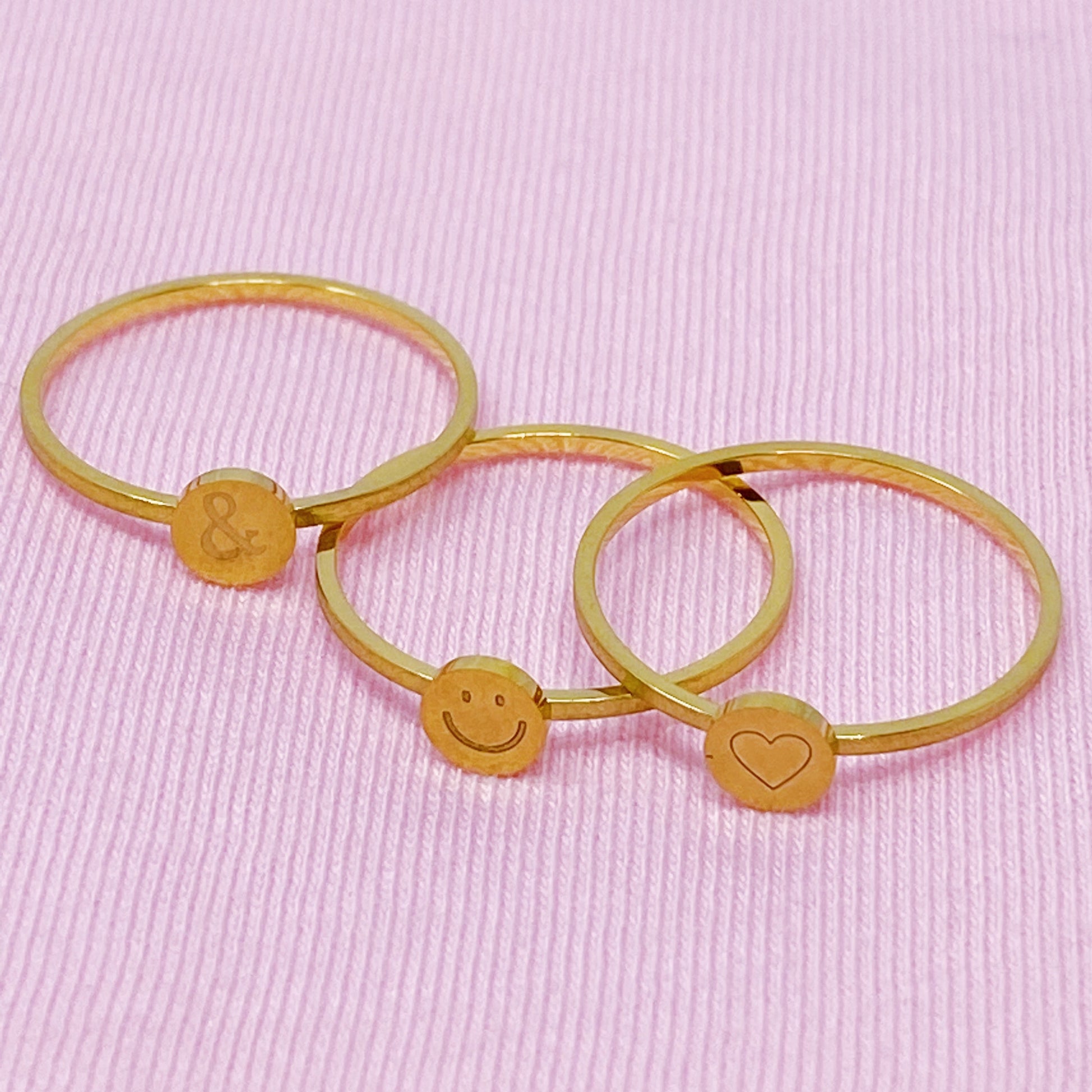 Tiny Disc Stackable Ring-4