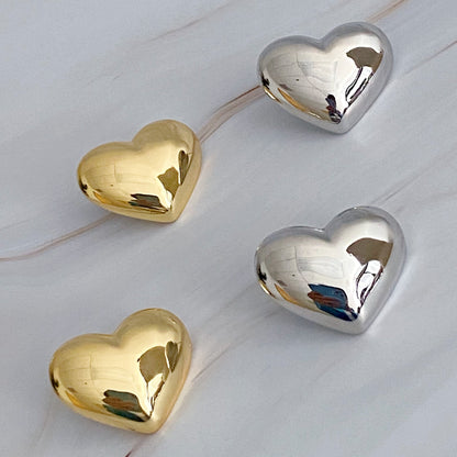 Polish My Heart Stud Earrings-0