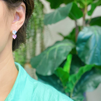 Two Colors Of Love Earrings-1
