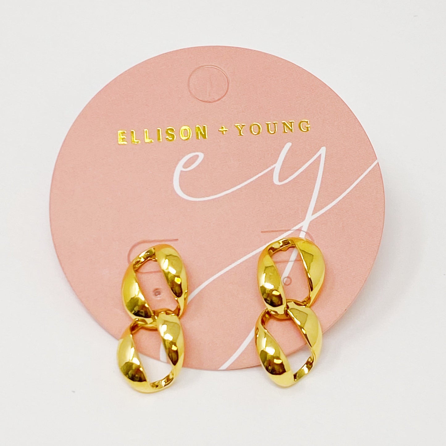 Chain Drop Earrings-2