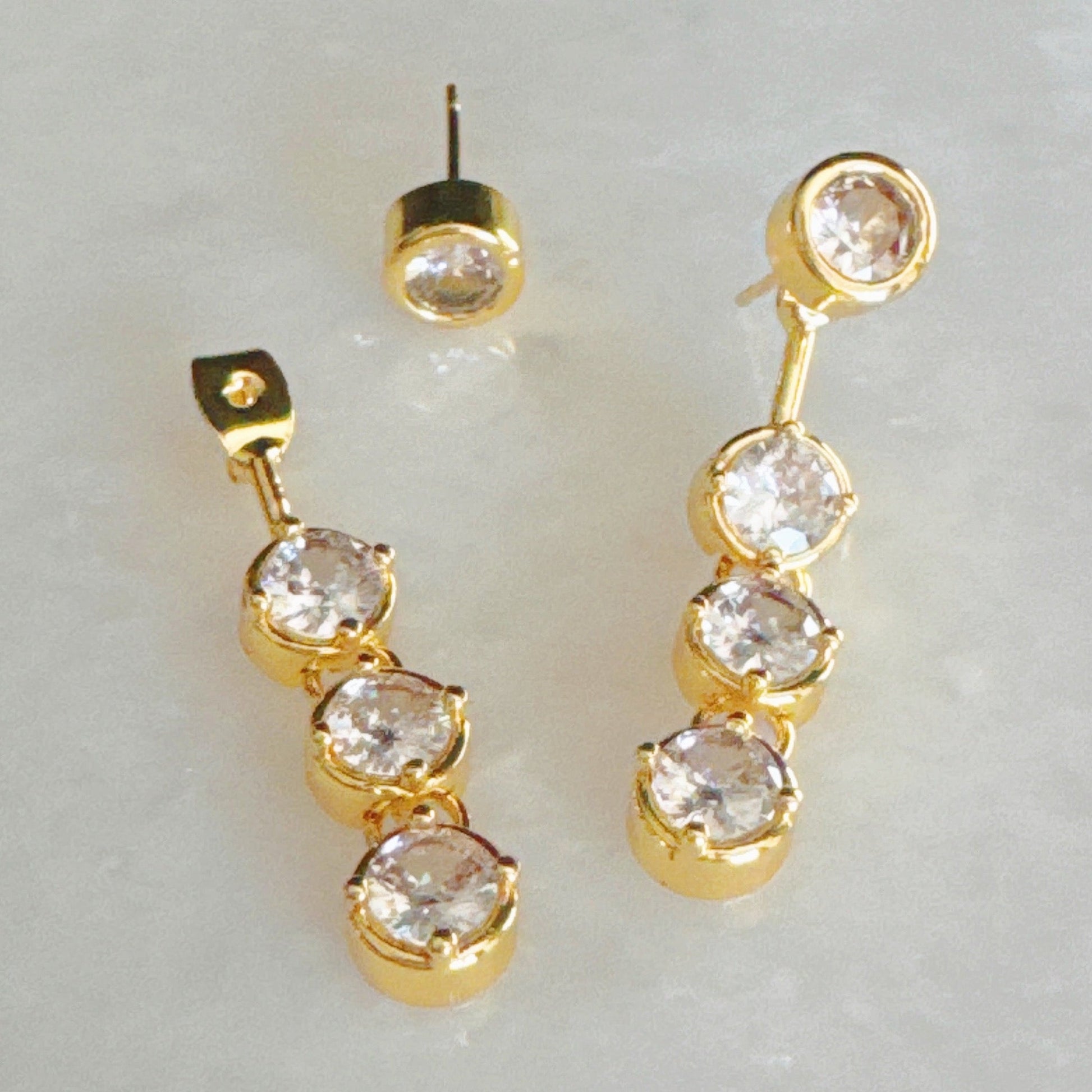 Bezel Earrings-0