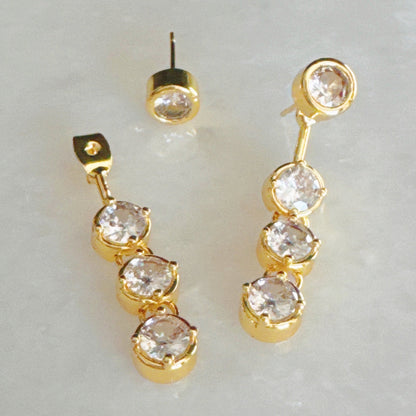 Bezel Earrings-0