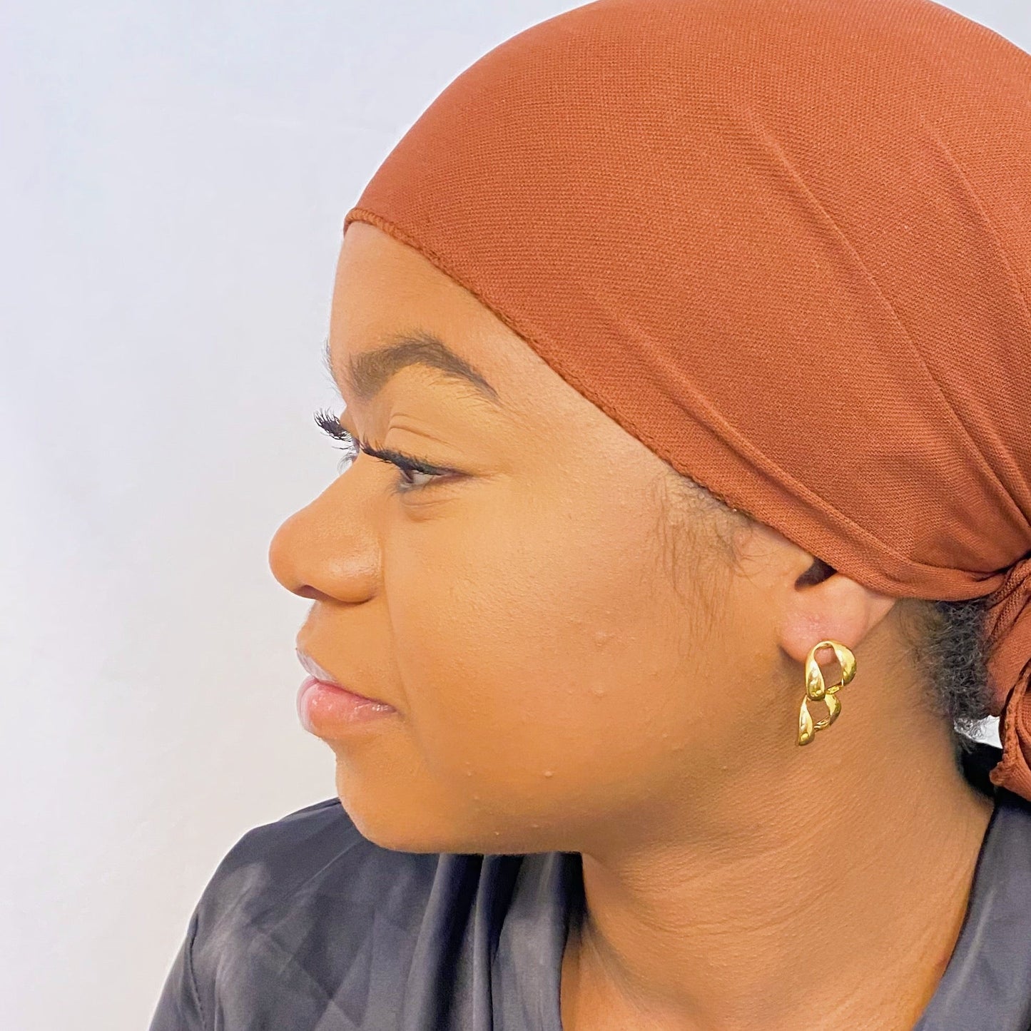 Chain Drop Earrings-4