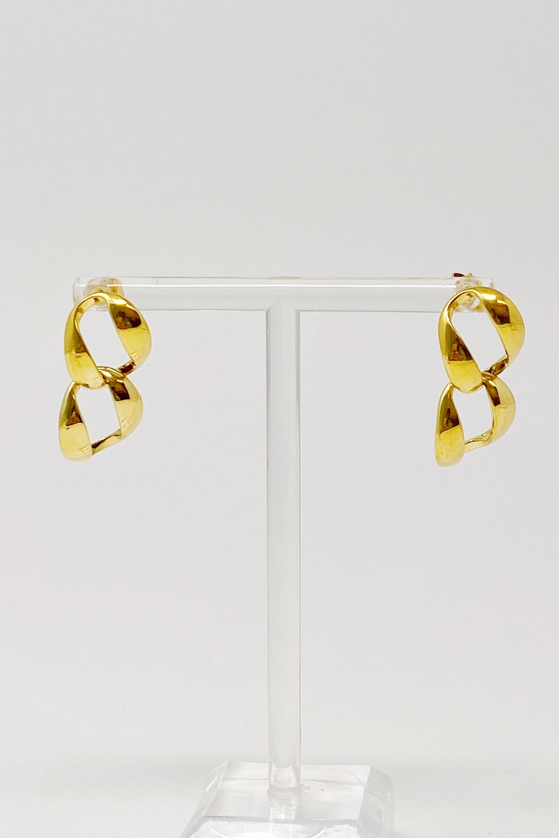 Chain Drop Earrings-3