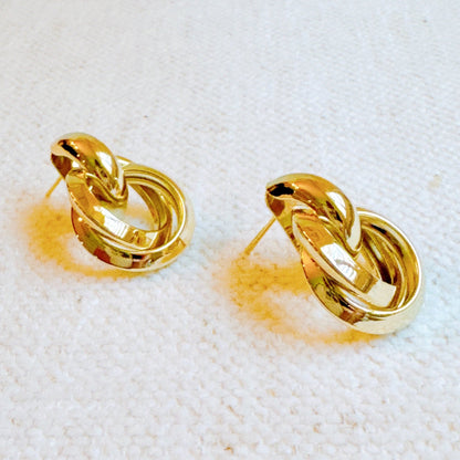 Gold Knocker Earrings-1