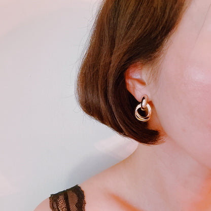 Gold Knocker Earrings-2