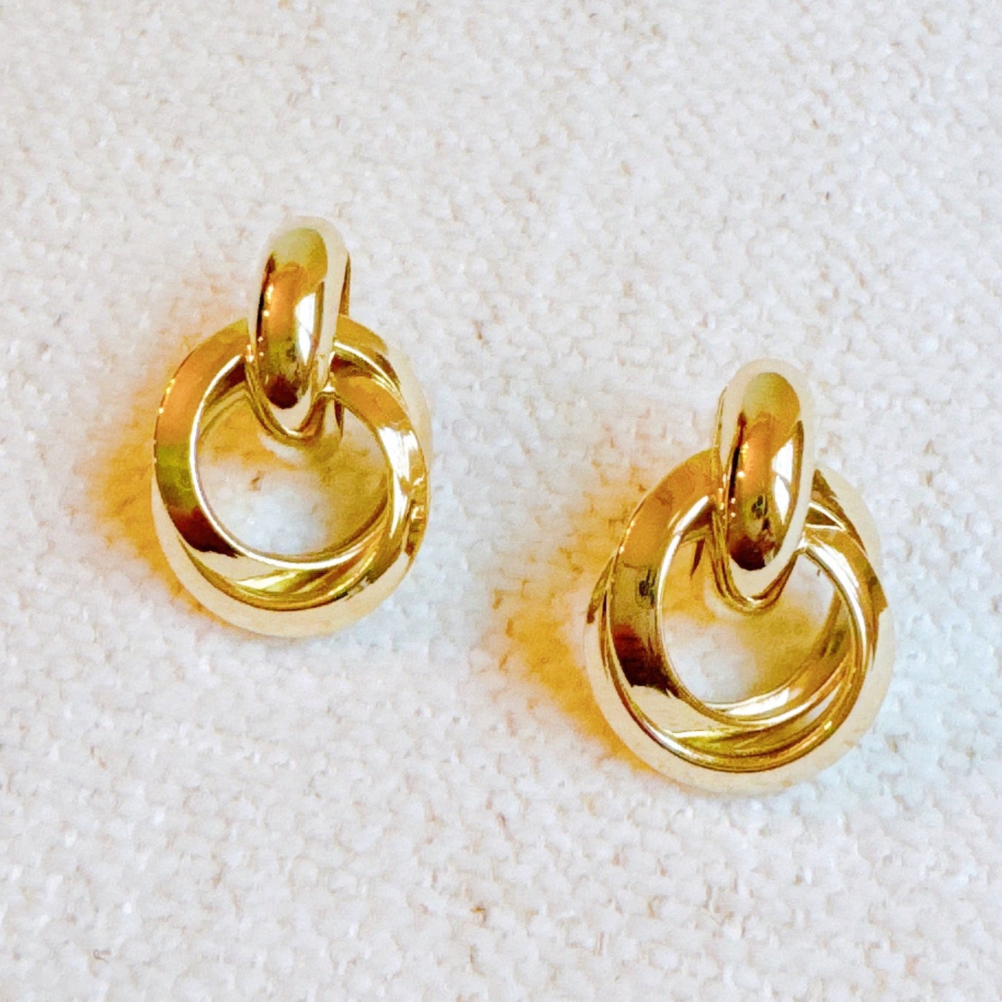 Gold Knocker Earrings-0