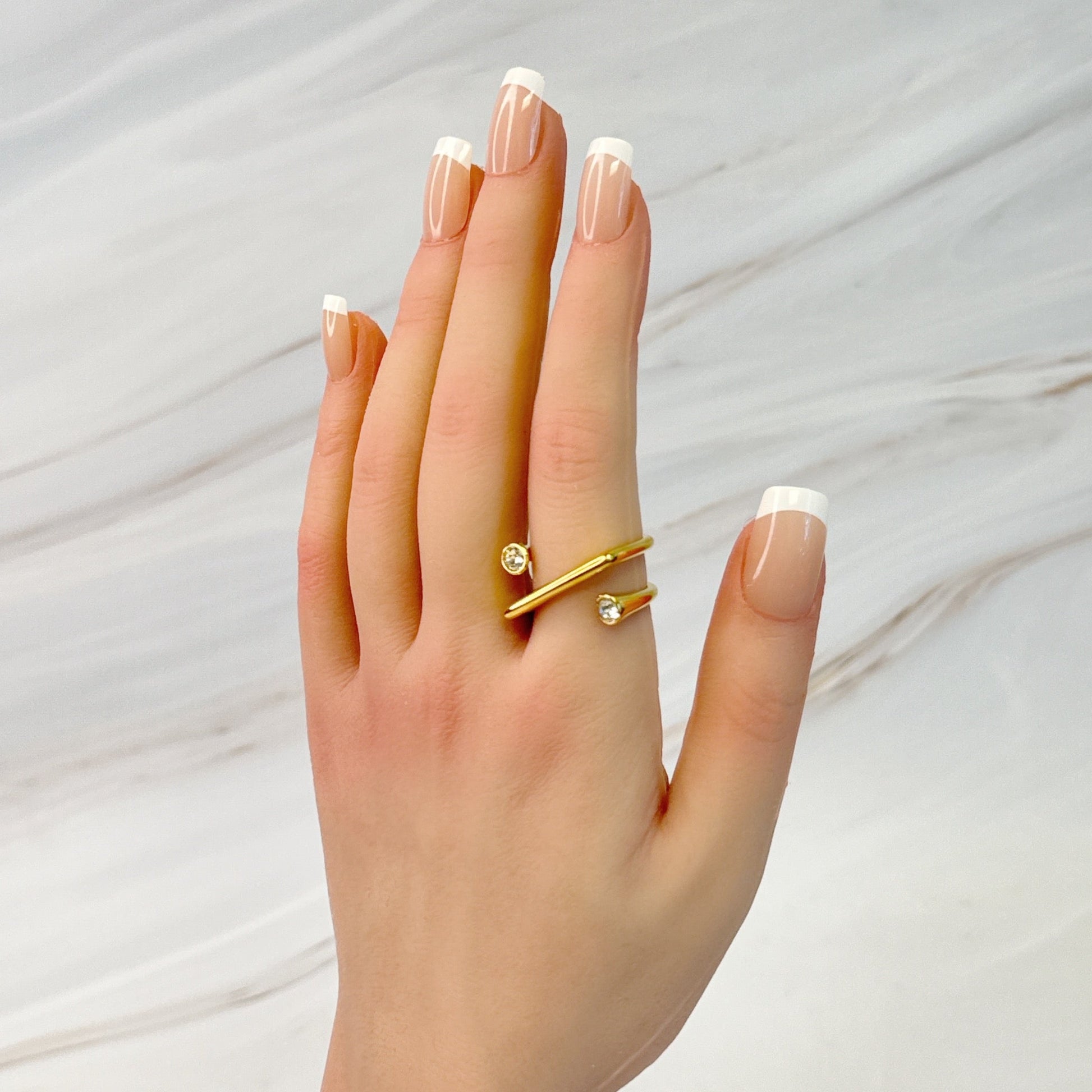 Edge Angled Swirling Ring-2
