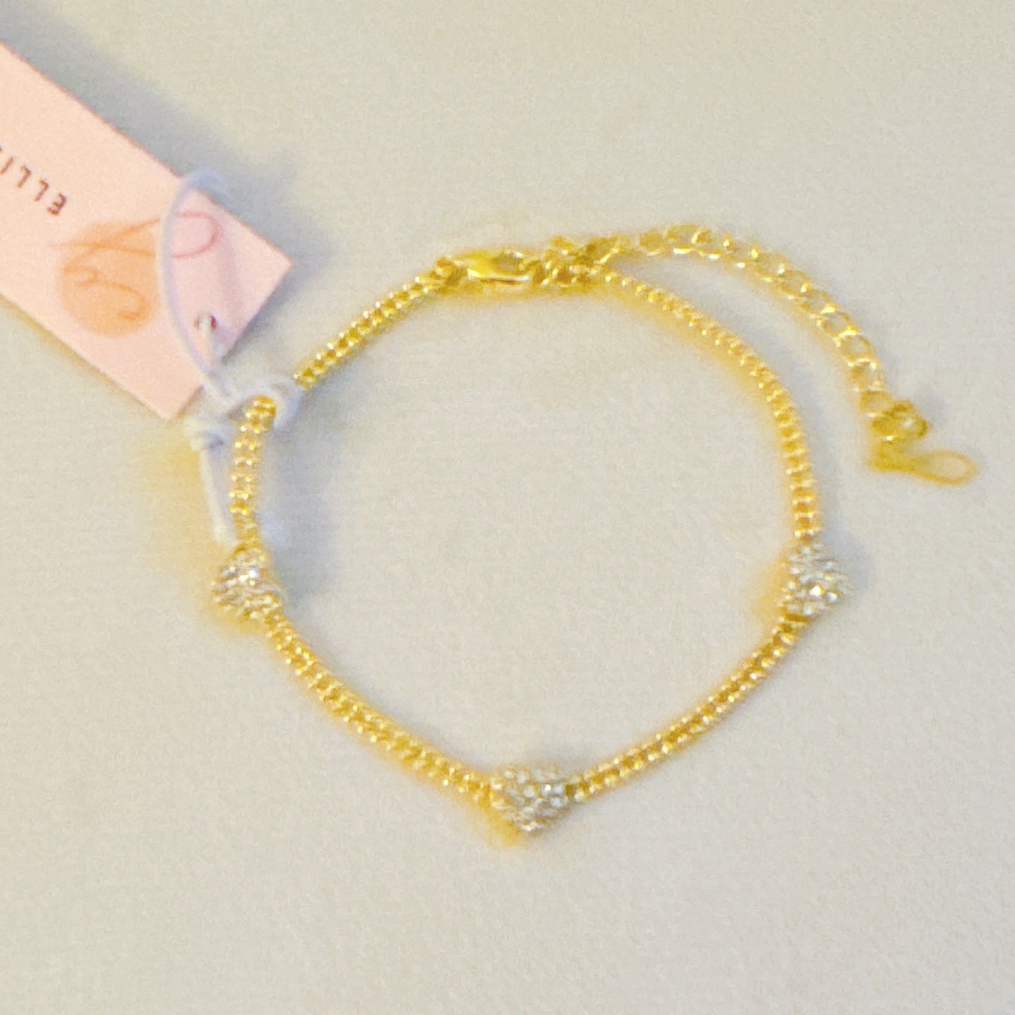 Dotty Shine Heart Bracelet-4