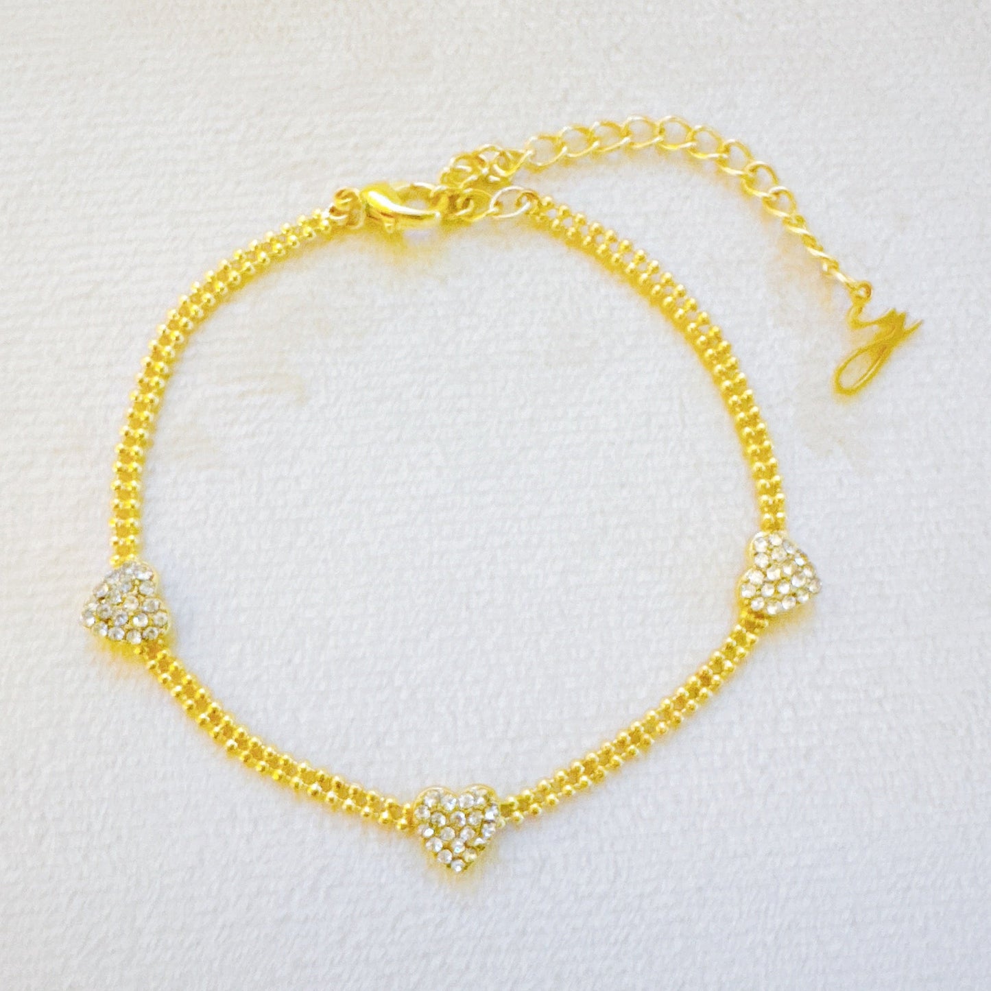Dotty Shine Heart Bracelet-1