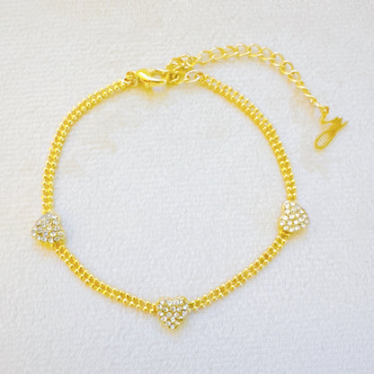 Dotty Shine Heart Bracelet-1