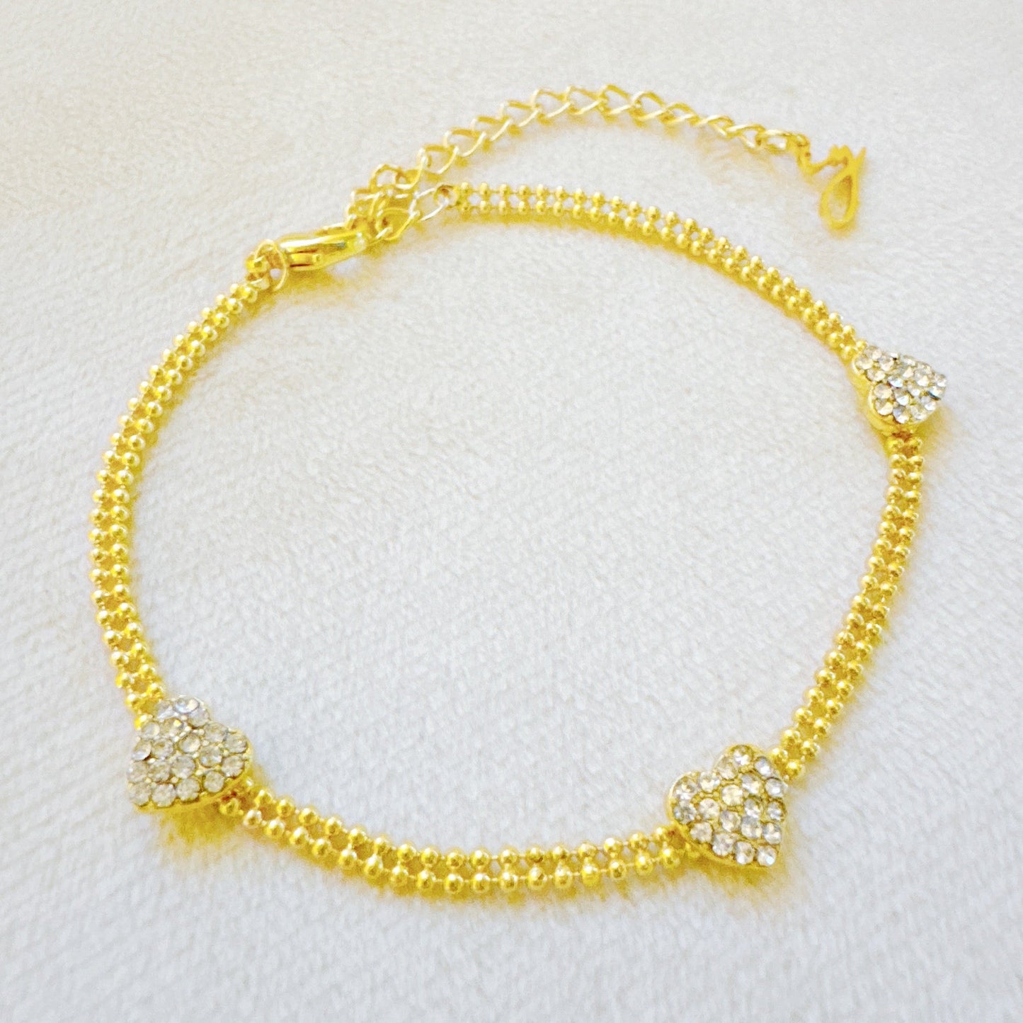 Dotty Shine Heart Bracelet-0