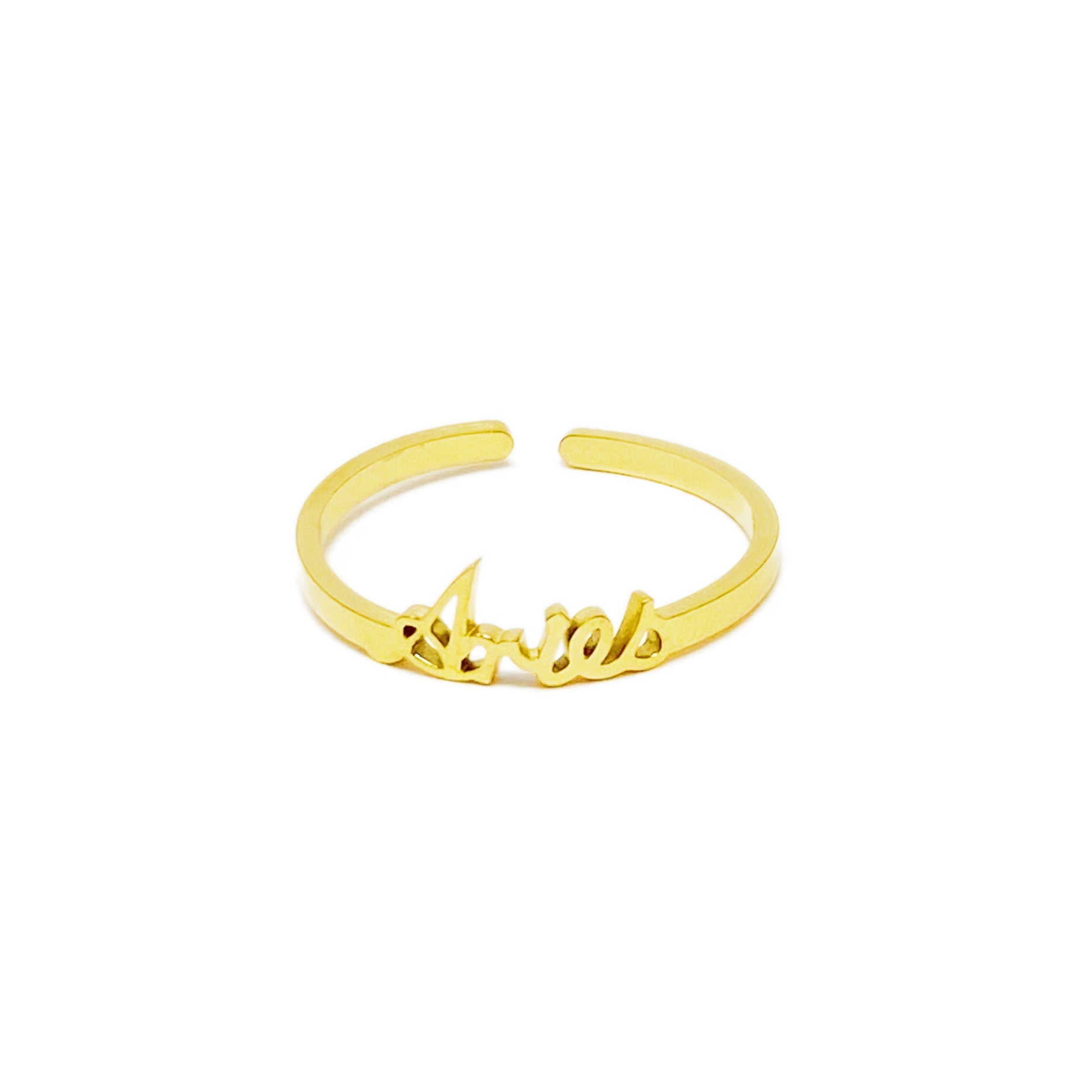 Scripted Zodiac Ring-5